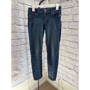 Paige Denim Womens Skinny Jeans Size 28 Blue Distressed Mid-Rise Comfortable & S